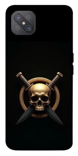 Чехол на Oppo A92s Golden Skull фото 1 из 1