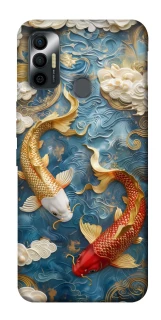 Чехол на TECNO Spark 7 Koi carp фото 1 из 1