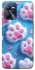 Чохол на Realme C35 Cat paw фото 1 з 1