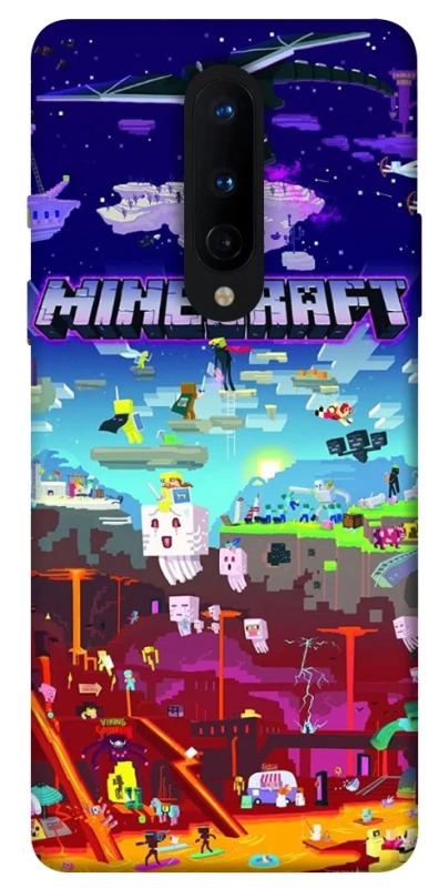 Чохол на OnePlus 8 Minecraft world фото 1 з 1