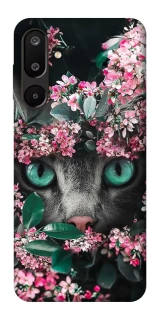 Чохол на Samsung Galaxy M16 5G Кіт в квітах фото 1 з 1