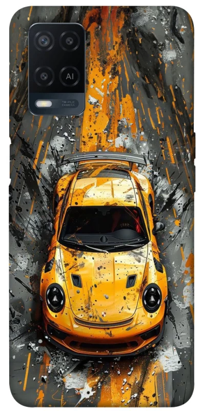 Чехол на Oppo A54 4G Drawn Porsche фото 1 из 1