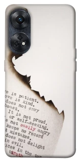 Чохол на Oppo Reno 8T 4G Вірші фото 1 з 1