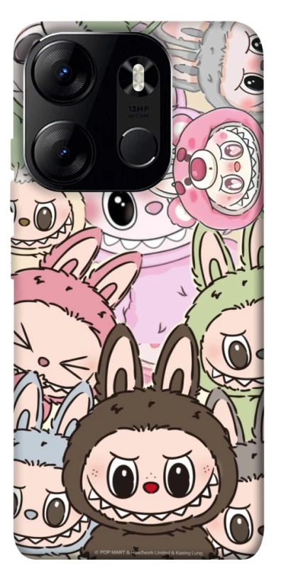 Чохол на Tecno Spark Go 2023 All Labubu 3 фото 1 з 1