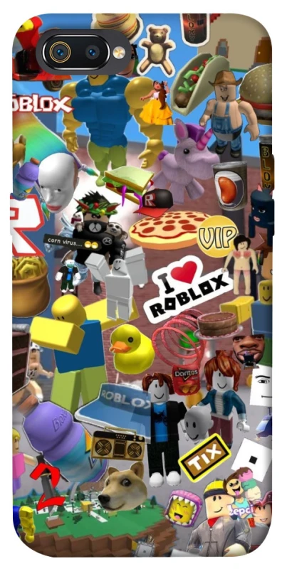Чохол на Realme C2 Roblox collage ver.5 фото 1 з 1