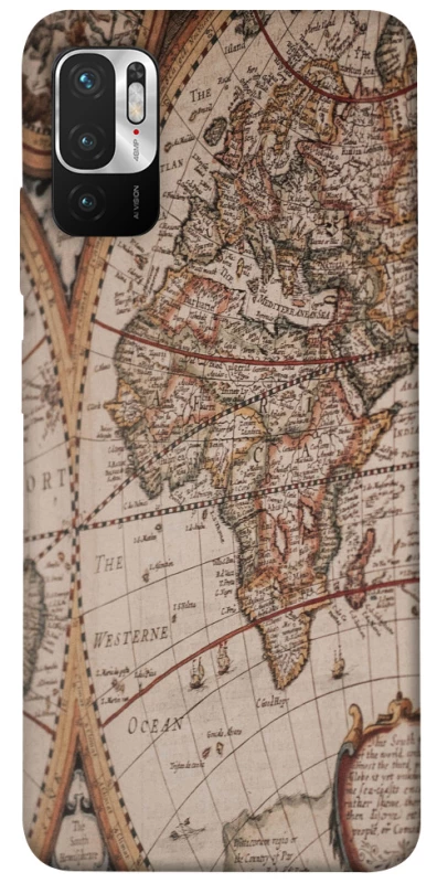 Чехол на Xiaomi Redmi Note 10 5G Карта путешествий фото 1 из 1