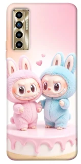 Чехол на TECNO Camon 17P Labubu Twins фото 1 из 1