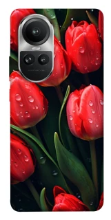 Чохол на Oppo Reno 10 Червоні тюльпани фото 1 Чохол на Oppo Reno 10 Червоні тюльпани фото 1 з 1