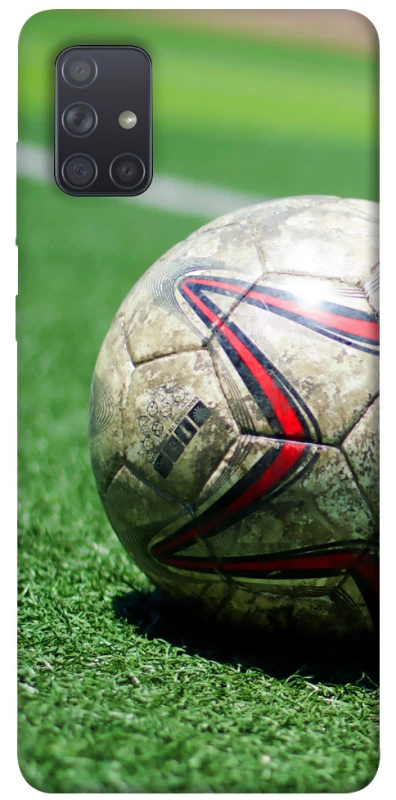 Чехол на Samsung Galaxy A71 Мяч на газоне фото 1 из 1