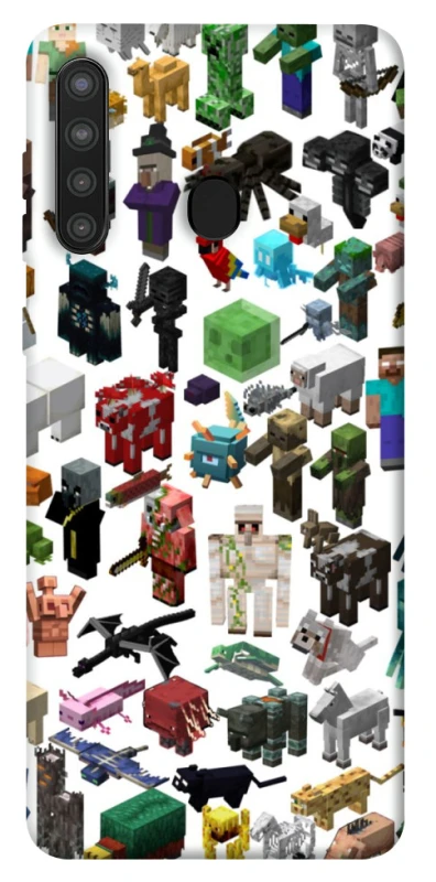 Чохол на Samsung Galaxy A21 Minecraft v4 фото 1 з 1