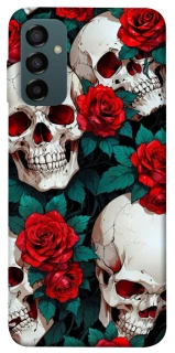 Чохол на Samsung Galaxy M14 5G skull and rose фото 1 з 1