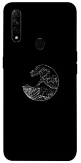 Чехол на Oppo A31 Black tsunami фото 1 из 1