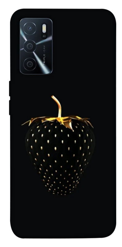 Чохол на Oppo A16s / A16 Чорна полуниця фото 1 з 1