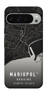 Чехол на Google Pixel 9 Pro XL Mariupol map фото 1 из 1