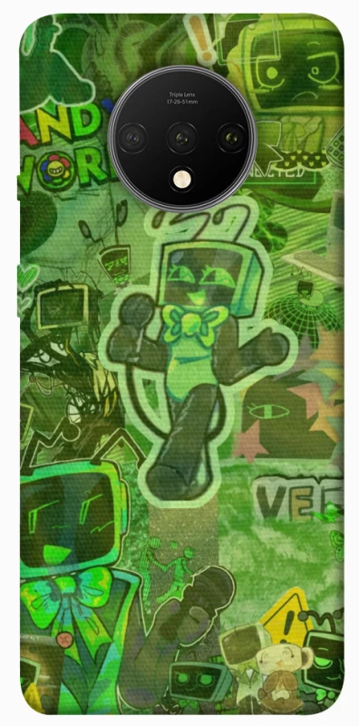 Чохол на OnePlus 7T Dandysworld tv green theme фото 1 з 1