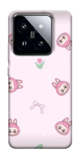 Чохол на Xiaomi 14 Pro Labubu Flower фото 1 з 1