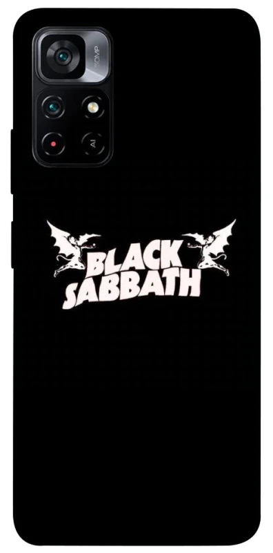 Чохол на Xiaomi Poco M4 Pro 5G Black Sabbath logo ver.2 фото 1 з 1