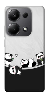 Чохол на Xiaomi Redmi Note 13 Pro 4G Four pandas фото 1 з 1