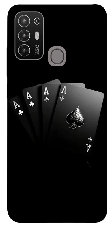 Чохол на ZTE Blade A52 Black Cards фото 1 з 1