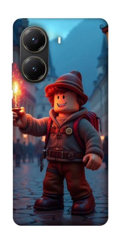 Чохол на Xiaomi Poco X6 Pro Roblox Fire Logo Blue Flames фото 1 з 1
