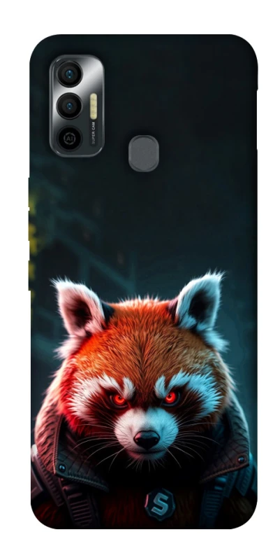 Чохол на TECNO Spark 7 Cyber Red Panda фото 1 з 1