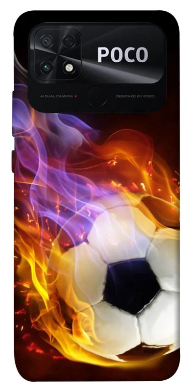 Чохол на Xiaomi Poco C40 Football Abstract фото 1 з 1
