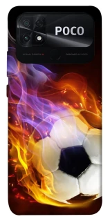 Чохол на Xiaomi Poco C40 Football Abstract фото 1 з 1