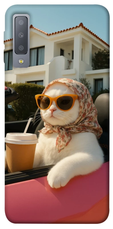 Чохол на Samsung A750 Galaxy A7 (2018) Stylish Cat Cruise фото 1 з 1