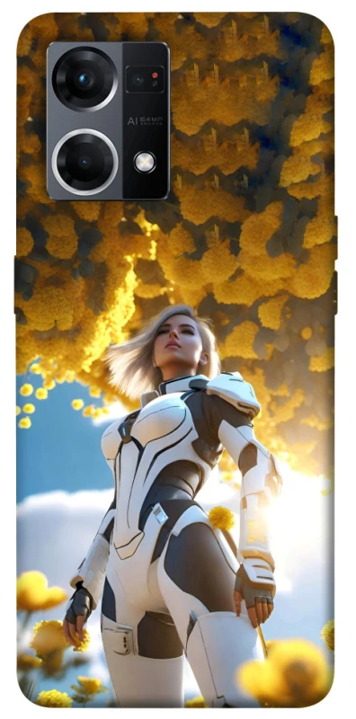 Чохол на Oppo Reno 7 4G Cyber space girl ver.3 фото 1 з 1