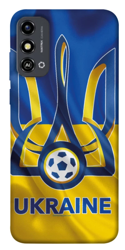 Чохол на ZTE Blade A53 Футбольний Герб v3 фото 1 з 1