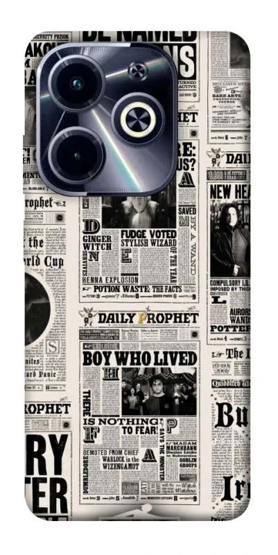 Чохол на Infinix Hot 40i Harry Potter newspaper фото 1 з 1