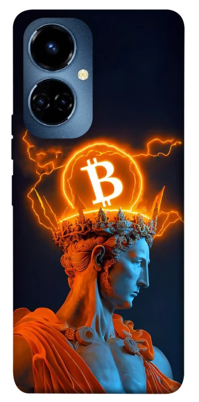 Чехол на TECNO Camon 19 Pro Bitcoin God фото 1 из 1