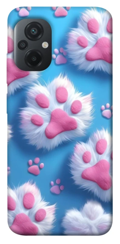Чохол на Xiaomi Poco M5 Cat paw фото 1 з 1