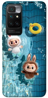 Чохол на Xiaomi Redmi 10 Labubu in the pool фото 1 з 1