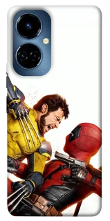 Чехол на TECNO Camon 19 Pro Deadpool and Wolverine фото 1 из 1