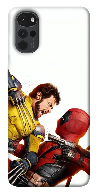 Чохол на Motorola Moto G22 Deadpool and Wolverine фото 1 з 1