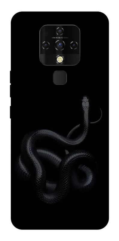 Чехол на TECNO Camon 16 SE Black snake фото 1 из 1
