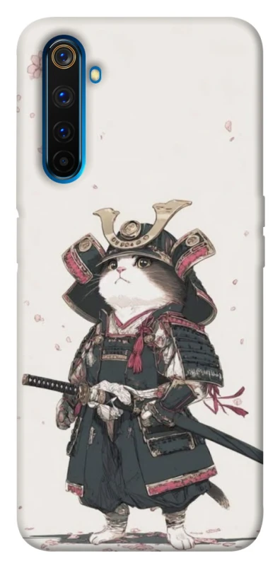 Чохол на Realme 6 Pro Samurai Cat Warrior фото 1 з 1