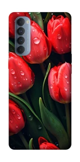 Чохол на Oppo Reno 4 Pro Червоні тюльпани фото 1 Чохол на Oppo Reno 4 Pro Червоні тюльпани фото 1 з 1