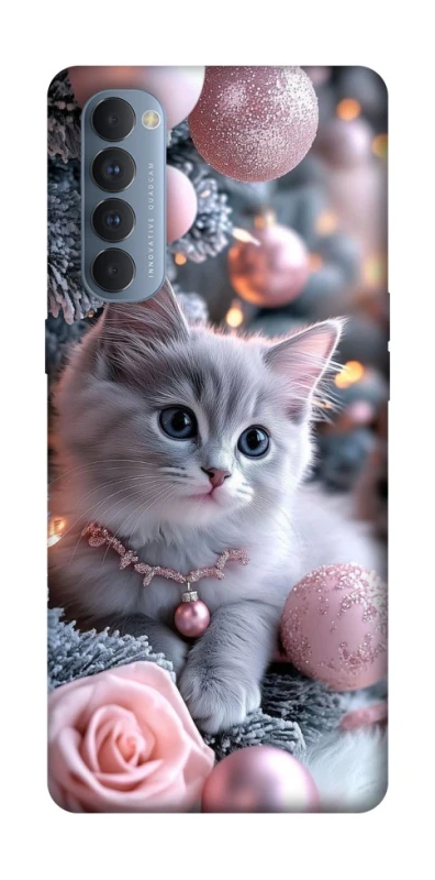 Чохол на Oppo Reno 4 Pro Christmas Kitty фото 1 з 1