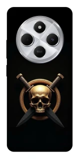 Чехол на Xiaomi Redmi 14C / Poco C75 Golden Skull фото 1 из 1