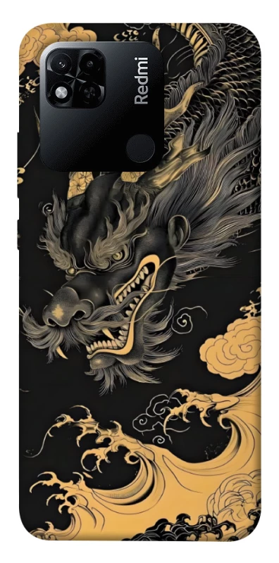 Чохол на Xiaomi Redmi 10A gold dragon фото 1 з 1