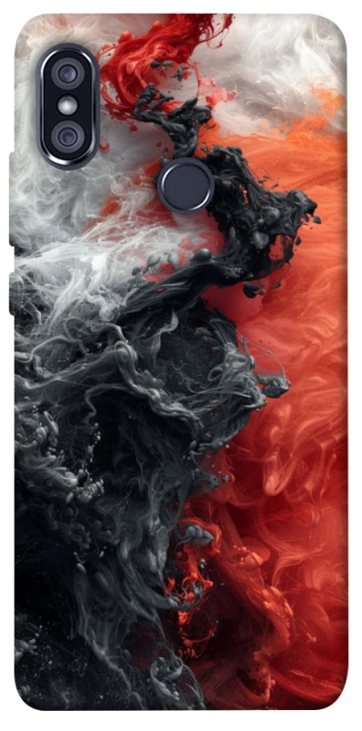 Чохол на Xiaomi Redmi Note 5 Pro / Note 5 (AI Dual Camera) Black and Red фото 1 з 1
