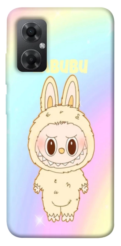 Чохол на Xiaomi Redmi Note 11R Fluffy Rainbow Labubu фото 1 з 1