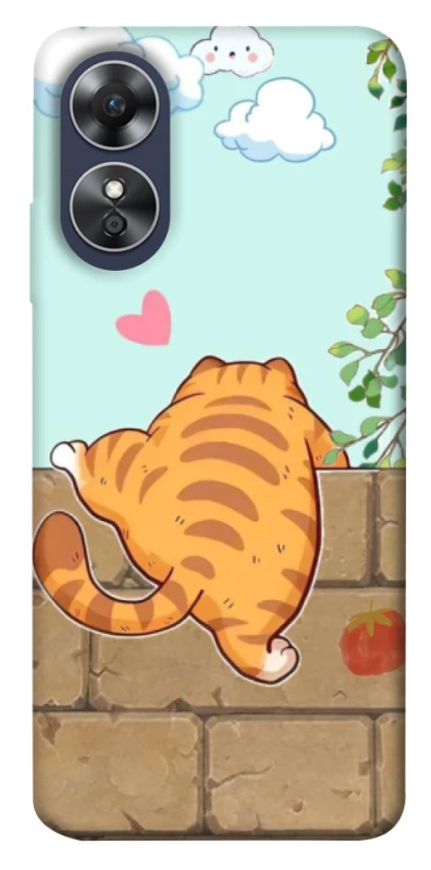 Чохол на Oppo A17 Cat the meow фото 1 з 1
