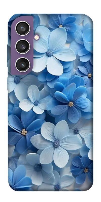 Чехол на Samsung Galaxy S23 FE Синие цветы фото 1 из 1