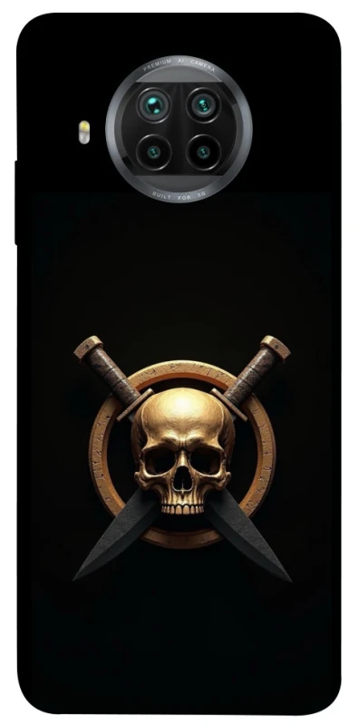 Чохол на Xiaomi Mi 10T Lite / Redmi Note 9 Pro 5G Golden Skull фото 1 з 1