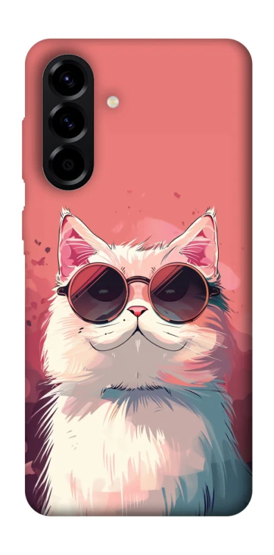 Чохол на Samsung Galaxy A57 5G Сat with glasses фото 1 з 1