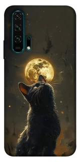 Чехол на Huawei Honor 20 Pro Кот под луной v2 фото 1 из 1