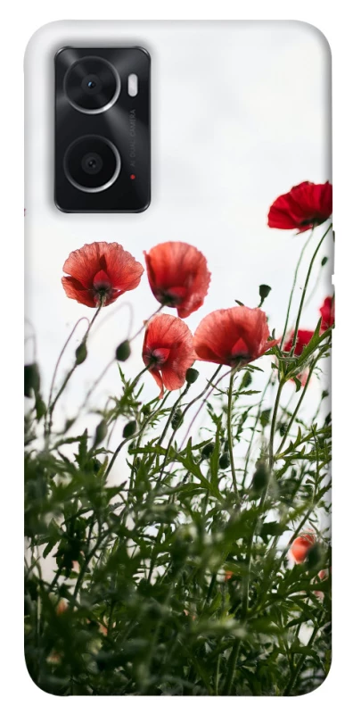 Чехол на Oppo A76 4G Поле маков фото 1 из 1